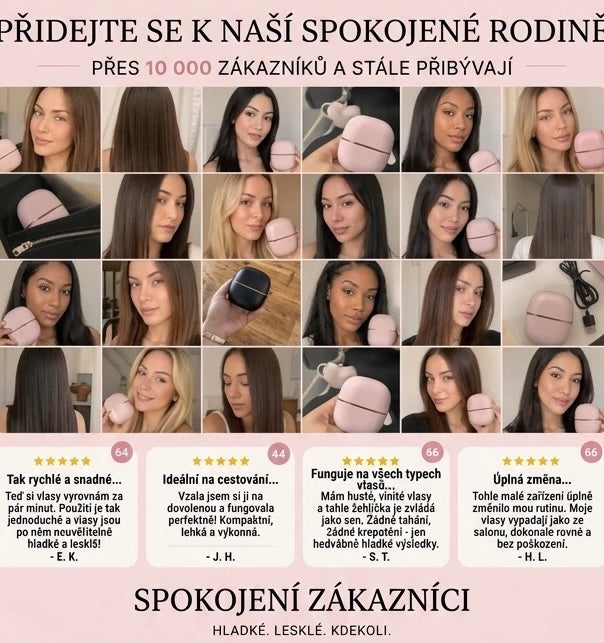 ŽehloHřeben™ – Hřeben a žehlička na vlasy 2v1